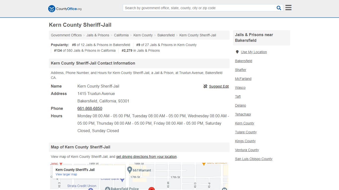 Kern County Sheriff-Jail